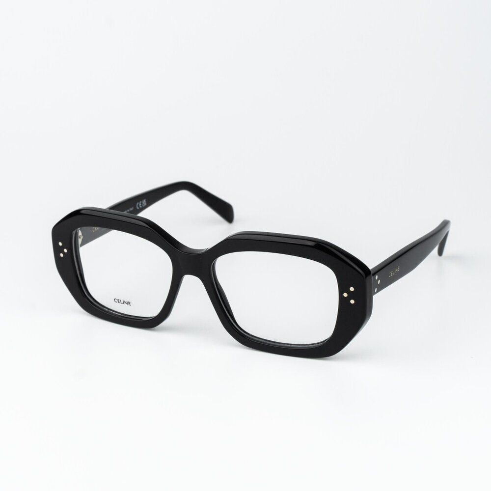Celine 3 DOTS Women Eyeglasses Black Rectangle CL50156I 001 NEW AUTHENTIC